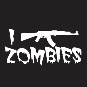 I Kill Zombies Sticker