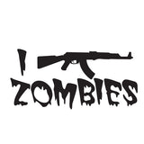 I Kill Zombies Sticker