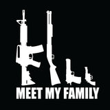 Meet My Family Sticker