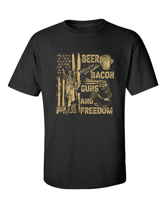 BEER BACON GUNS FREEDOM TEE