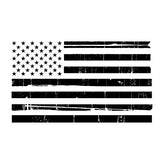 Distressed Thin Blue Line-Red Line-Green Line Sticker